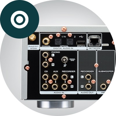 Marantz PM 7000 N Black стереоусилитель_разъёмы