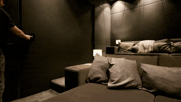 «потайной» бар в домашнем кинотеатре