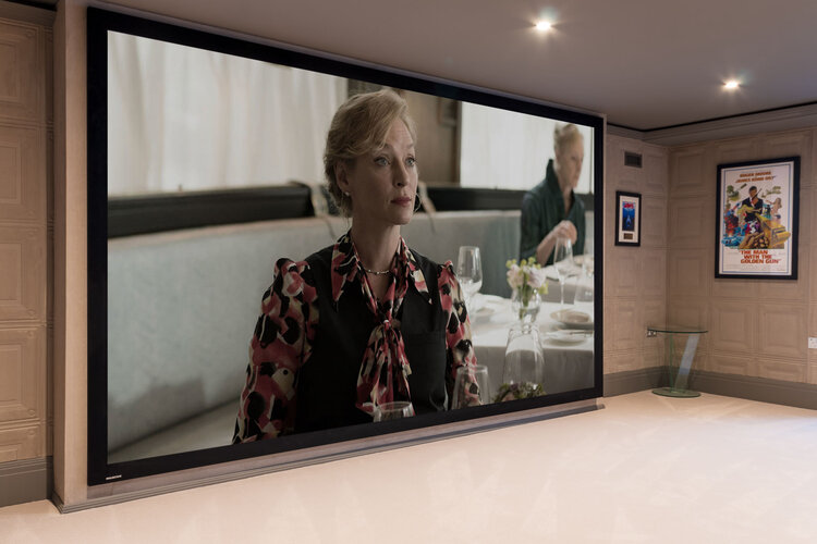 Идея домашнего кинотеатра в интерьере