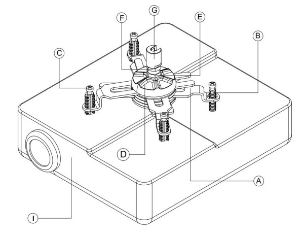 SMS Projector UniSlide Silver_3