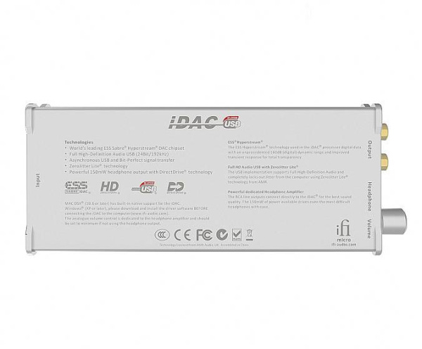 Усилитель для наушников iFi micro iDAC_1