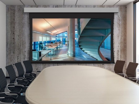 Экран настенный с электроприводом Stewart Cima BC 100_1