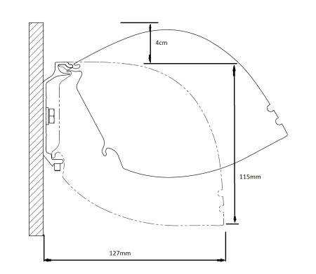 Kauber Red Label Tensioned BT Cinema 95 Gray Pro_5