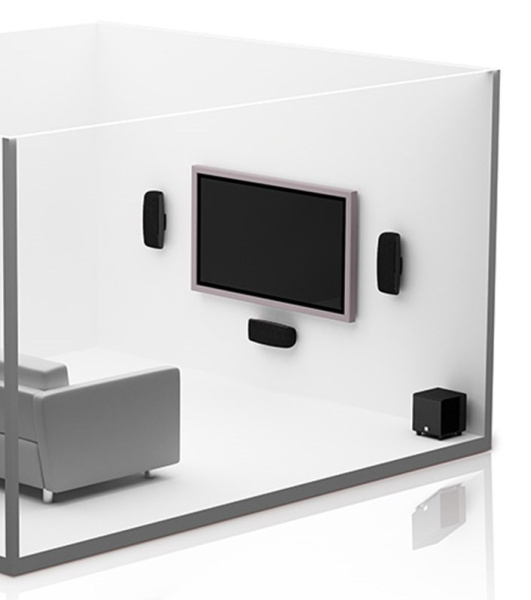 DALI FAZON LCR Black настенная акустика_1