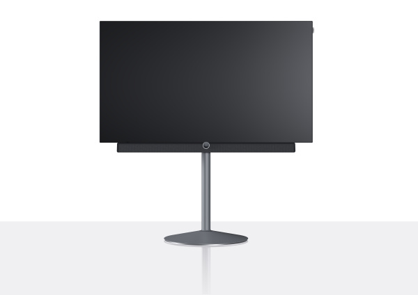 Loewe_bild_5_55_floorstand_plate_basalt grey_front