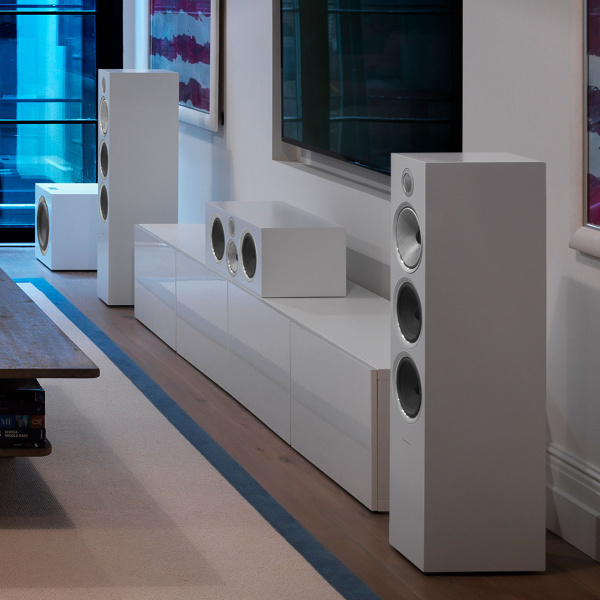 Bowers & Wilkins HTM71 S2 Satin White центральный канал_3
